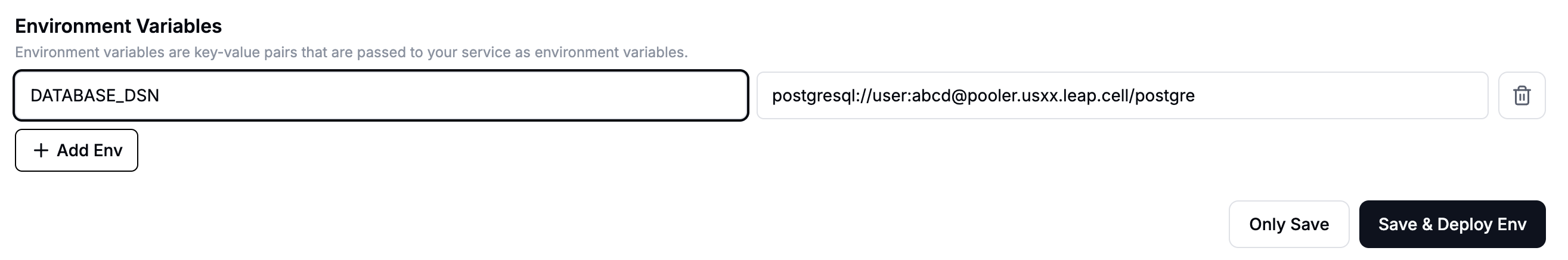Environment Variables